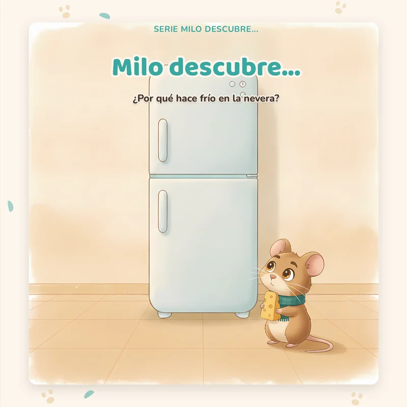 Milo descubre la nevera — portada