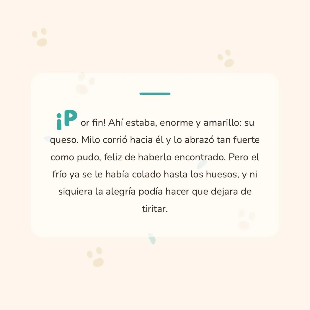 Milo descubre la nevera — página interior