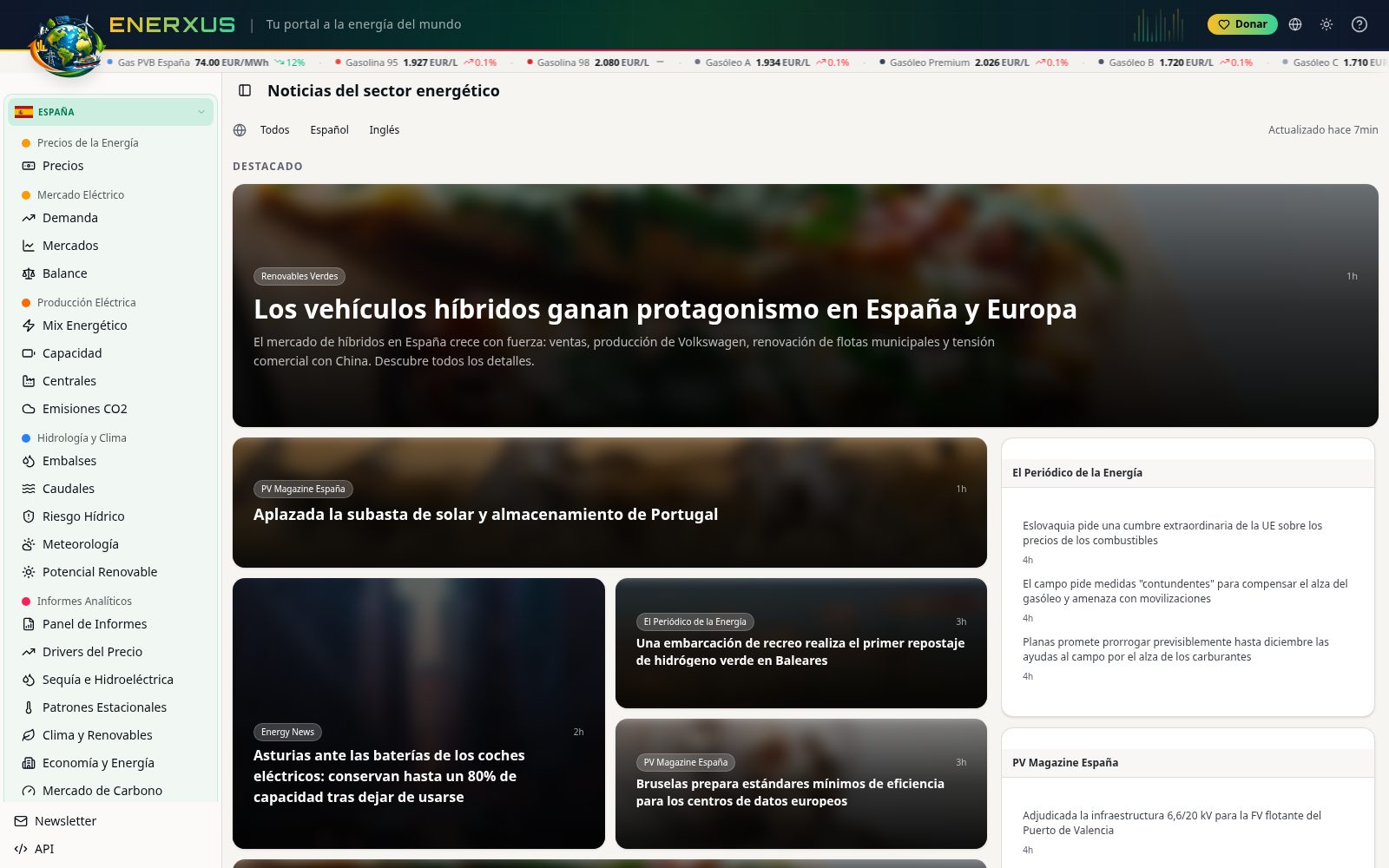 Enerxus - Noticias energéticas